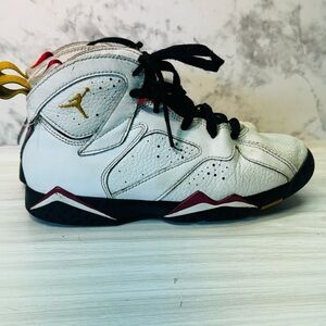 Nike Air Jordan 7 Retro Cardinal 2022 PS DJ2778-106 Size 3Y